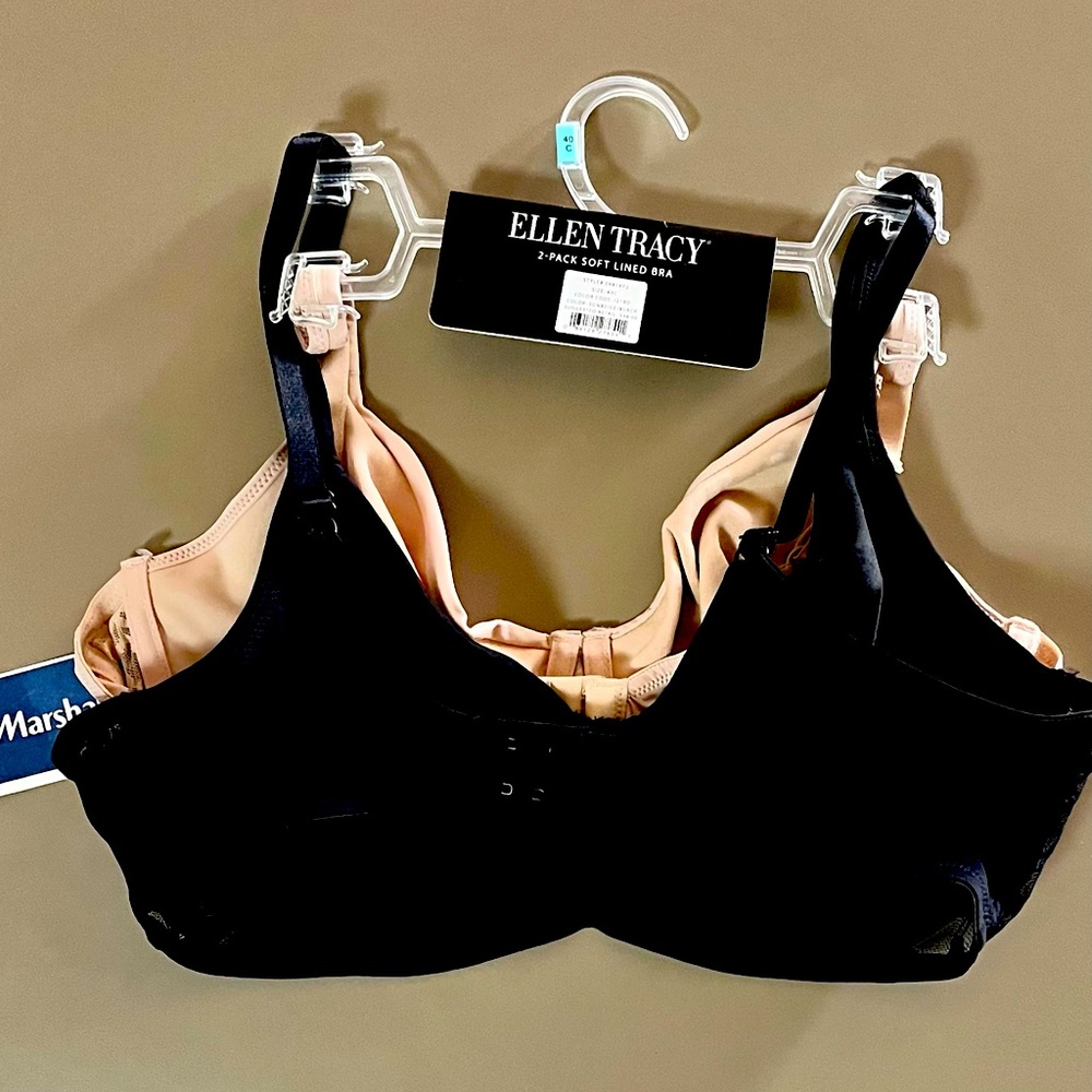 Ellen Tracy Bras 2 Pack